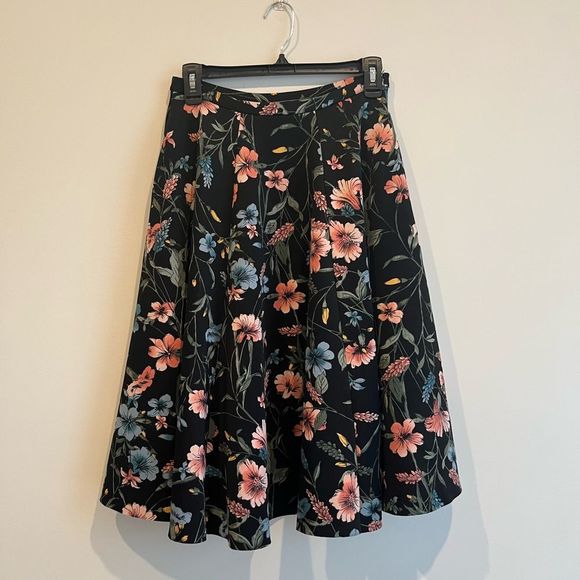 Belle and Sky Dresses & Skirts - Floral Midi Full Skirt
